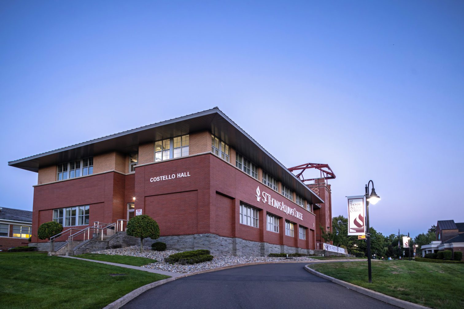 campus at night