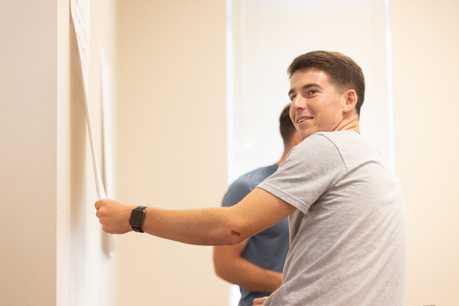 Students in a classroom