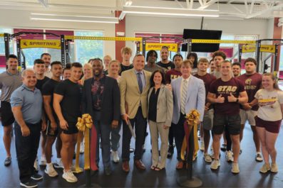 St. Thomas Aquinas College community celebrates newly refreshed Fitness Center