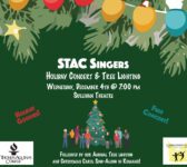 STAC Singers Holiday Concert & Holiday Tree Lighting December 4 at 7pm