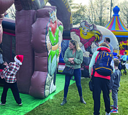 Winter Wonderland Family Festival with inflatables for family fun