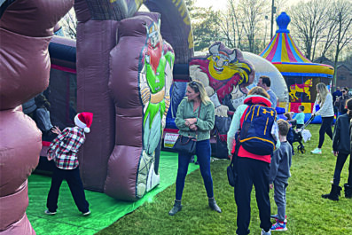 Winter Wonderland Family Festival with inflatables for family fun