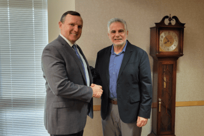 Ken Daly, President of St. Thomas Aquinas College and Louis D. Scamardella, Regional Director, Lower Hudson Valley Small Business Development Center